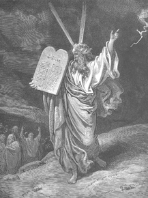 Gustave Dore - 039. Moses Comes Down from Mount Sinai | Гюстав Доре