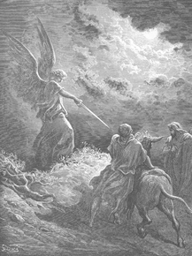 Gustave Dore - 043. An Angel Appears to Balaam | Гюстав Доре