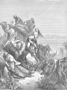Gustave Dore - 067. The Benjaminites Take the Virgins of Jabesh-gilead | Гюстав Доре