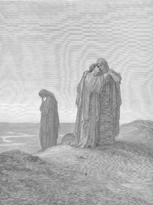 Gustave Dore - 068. Naomi and Her Daughters-in-Law | Гюстав Доре