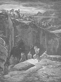 Gustave Dore - 074. David Shows Saul How He Spared His Life | Гюстав Доре