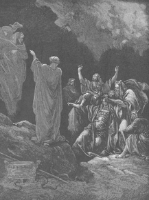 Gustave Dore - 075. Saul and the Witch of Endor | Гюстав Доре