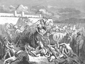 Gustave Dore - 079. David Attacks the Ammonites | Гюстав Доре