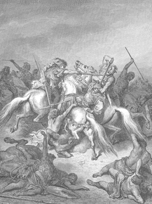 Gustave Dore - 083. Abishai Saves David's Life | Гюстав Доре
