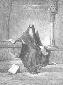 Gustave Dore - 087. King Solomon in Old Age | Гюстав Доре