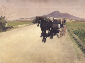 Gustave Caillebotte - A Road in Naples | Гюстав Кайботт Gustave Caillebotte - A Road in Naples | Гюстав Кайботт
