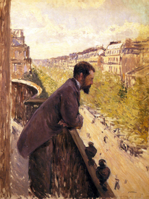 Gustave Caillebotte - Man on a balcony, 1880 | Гюстав Кайботт Gustave Caillebotte - Man on a balcony, 1880 | Гюстав Кайботт