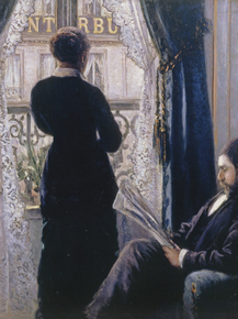 Gustave Caillebotte - Interior. Woman at the Window | Гюстав Кайботт