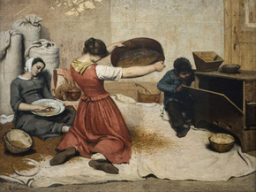 Gustave Courbet | Гюстав Курбе - Веяльщицы