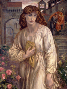 Dante Gabriel Rossetti - Salutation of Beatrice | Данте Габриэль Россетти Dante Gabriel Rossetti - Salutation of Beatrice | Данте Габриэль Россетти