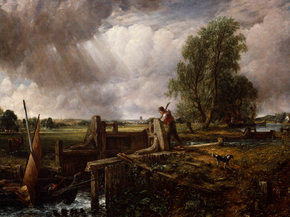 John Constable - A Boat passing a Lock | Джон Констебл