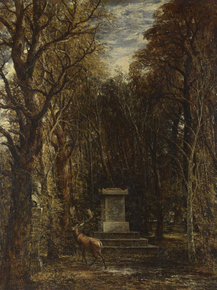 John Constable - Cenotaph to the Memory of Sir Joshua Reynolds | Джон Констебл
