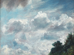 John Constable - Cloud Study, Hampstead, Tree at Right | Джон Констебл