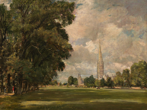 John Constable - Salisbury Cathedral from Lower Marsh Close | Джон Констебл