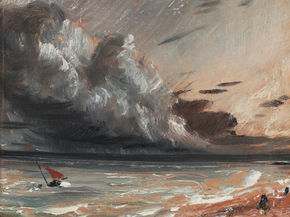 John Constable - Seascape Study Boat and Stormy Sky | Джон Констебл