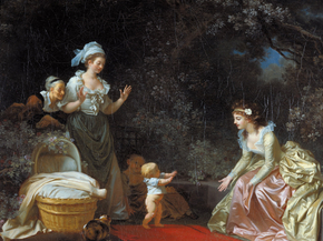 Jean-Honore Fragonard - The First Steps | Жан-Оноре Фрагонар