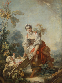 Jean-Honore Fragonard - The Joys of Motherhood | Жан-Оноре Фрагонар