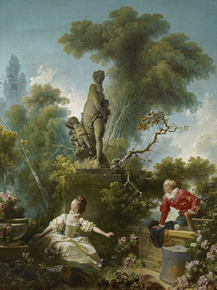 Jean-Honore Fragonard - The Progress of Love The Meeting | Жан-Оноре Фрагонар