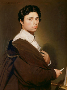 Jean Auguste Dominique Ingres - Autoportrait a vingt-quatre ans | Жан Огюст Доминик Энгр