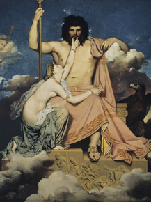 Jean Auguste Dominique Ingres - Jupiter and Thetis | Жан Огюст Доминик Энгр