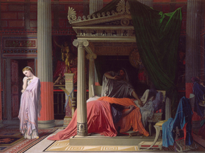 Jean Auguste Dominique Ingres - La maladie d'Antiochus | Жан Огюст Доминик Энгр