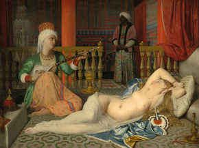 Jean Auguste Dominique Ingres - Odalisque with a Slave | Жан Огюст Доминик Энгр
