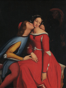 Jean Auguste Dominique Ingres - Paolo y Francesca | Жан Огюст Доминик Энгр