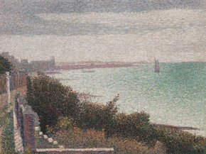 Georges Seurat - Grandcamp, Evening | Жорж Сёра