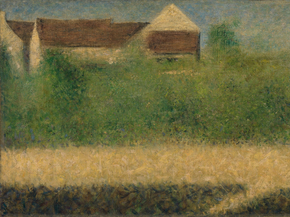 Georges Seurat - Houses and Garden | Жорж Сёра