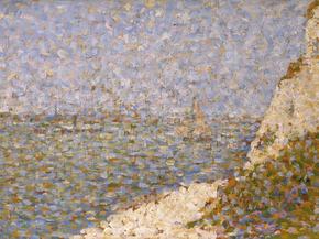 Georges Seurat - Preparatory Sketch for the Painting La Greve | Жорж Сёра