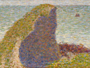 Georges Seurat - Study for Le Bec du Hoc, Grandcamp | Жорж Сёра Georges Seurat - Study for Le Bec du Hoc, Grandcamp | Жорж Сёра