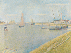 Georges Seurat - The canal of Gravelines, in the direction of the sea | Жорж Сёра