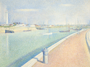 Georges Seurat - The Channel of Gravelines, Petit Fort Philippe | Жорж Сёра Georges Seurat - The Channel of Gravelines, Petit Fort Philippe | Жорж Сёра