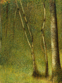 Georges Seurat - The Forest at Pontaubert | Жорж Сёра