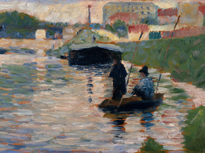 Georges Seurat - View of the Seine | Жорж Сёра Georges Seurat - View of the Seine | Жорж Сёра