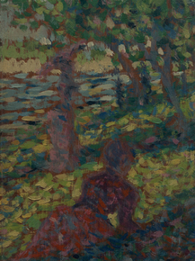 Georges Seurat - Woman in a Park | Жорж Сёра
