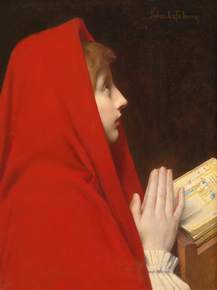 Jules Joseph Lefebvre - The red cloak | Жюль Жозеф Лефевр