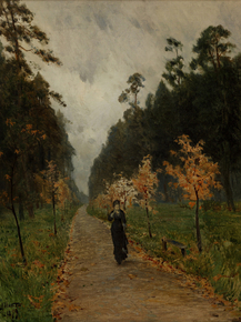 Isaac Levitan | Исаак Левитан - Осенний день. Сокольники