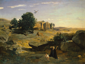 Camille Corot - Hagar in the Wilderness | Камиль Коро Camille Corot - Hagar in the Wilderness | Камиль Коро