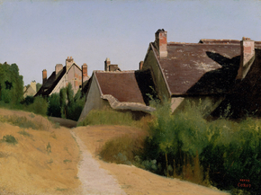 Camille Corot - Houses near Orleans (Maisons aux Environs d'Orleans) | Камиль Коро Camille Corot - Houses near Orleans (Maisons aux Environs d'Orleans) | Камиль Коро