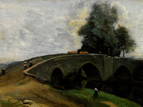 Camille Corot - Le vieux pont | Камиль Коро