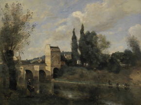 Camille Corot - The Bridge at Mantes | Камиль Коро Camille Corot - The Bridge at Mantes | Камиль Коро