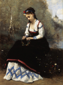 Camille Corot - The Crown of Flowers | Камиль Коро Camille Corot - The Crown of Flowers | Камиль Коро