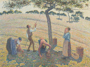 Camille Pissarro - Apple Harvest | Камиль Писсарро