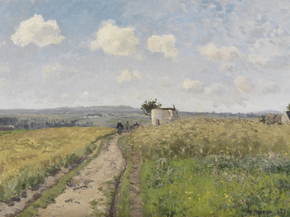Camille Pissarro - June Morning at Pontoise | Камиль Писсарро