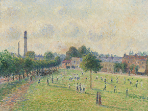 Camille Pissarro - Kew Green | Камиль Писсарро