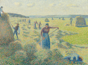 Camille Pissarro - La Recolte des Foins, eragny | Камиль Писсарро