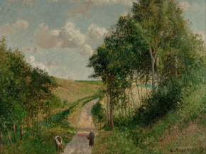 Camille Pissarro - Landscape at Berneval, in the Afternoon | Камиль Писсарро