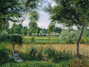 Camille Pissarro - Morning Sunlight Effect, Eragny | Камиль Писсарро