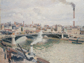 Camille Pissarro - Morning, An Overcast Day, Rouen | Камиль Писсарро